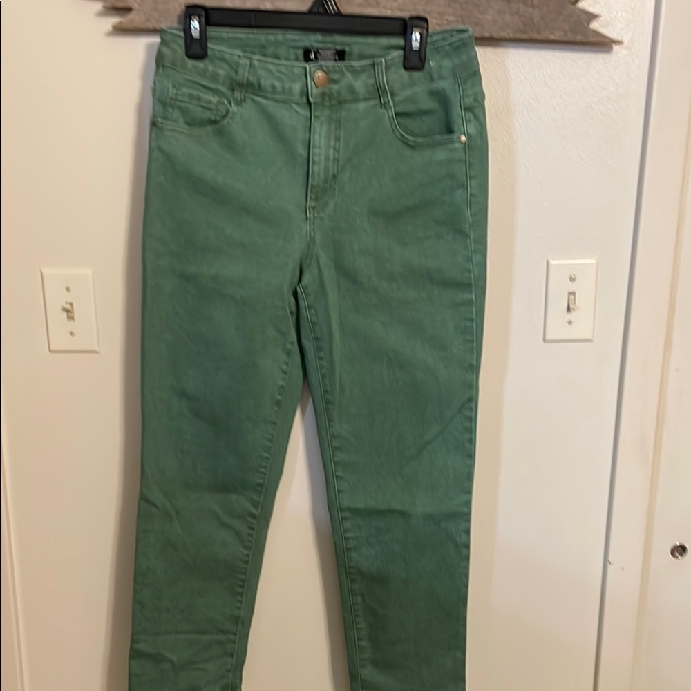 Womens green d. jeans